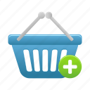 add, basket, shopping, buy, cart, ecommerce, shop