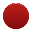 red, trafficlight, circle, round, shape, sign