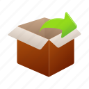 uncompress, box, delivery, package, parcel, present, product