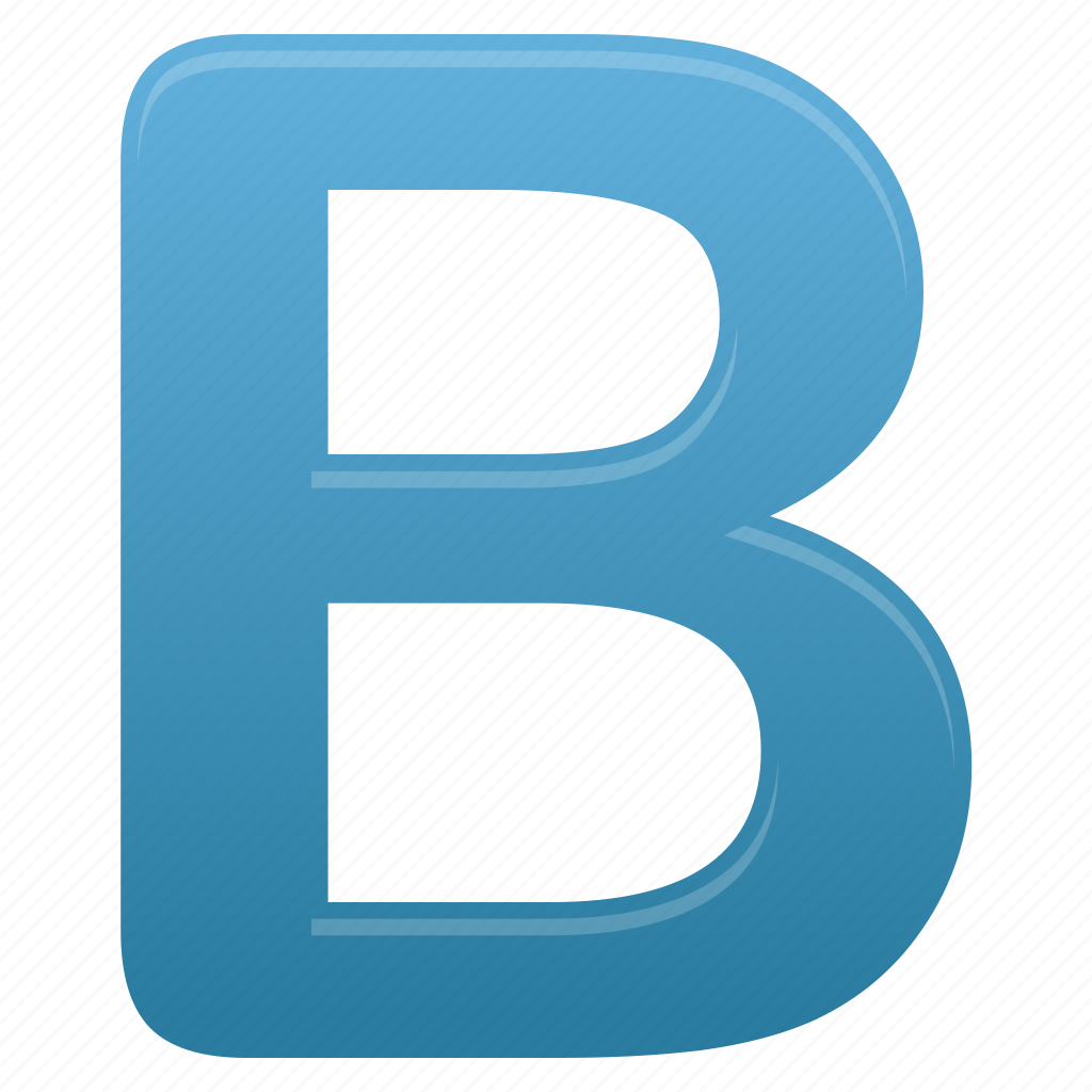 Cool Blue Letter b. Letter icon. B2b icon PNG. Letter c icon.