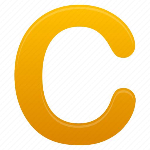C, yellow, letter, letters icon - Download on Iconfinder