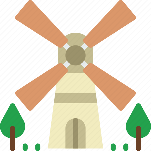 Building, city, construction, home, urban, windmill icon - Download on Iconfinder