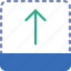 arrow, direction, drag, location, orientation, top 