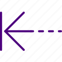 arrow, direction, left, location, orientation