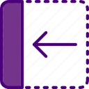 arrow, direction, drag, left, location, orientation
