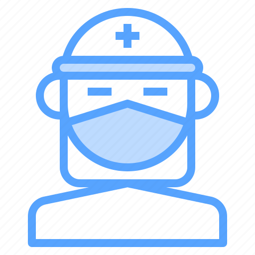 Face, human, mask, masked, shield, staff icon - Download on Iconfinder