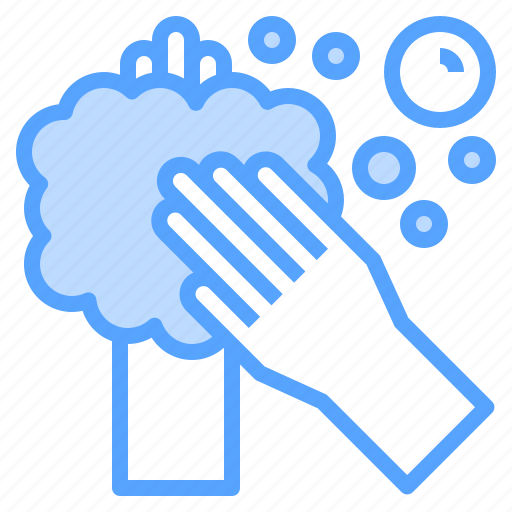Bubble, hand, hands, wash, washing icon - Download on Iconfinder