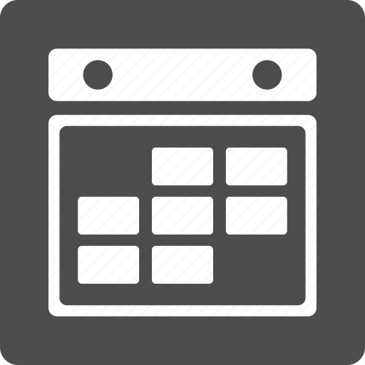 Appointment, calendar, grid, month, plan, schedule, time table icon - Download on Iconfinder