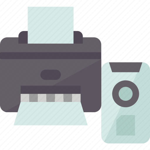 Mobile, printing, document, portable, device icon - Download on Iconfinder