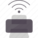 wifi, printer, connect, communication, digital