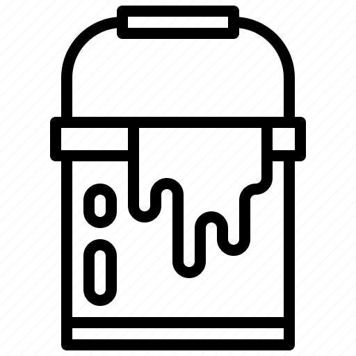 Bucket, construction, paint icon - Download on Iconfinder