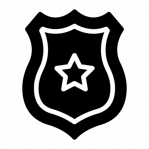 Police, officer, badge, sheriff, emblem, star, shield icon - Download on Iconfinder