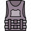 bulletproof, vest, armor, paintball, protection