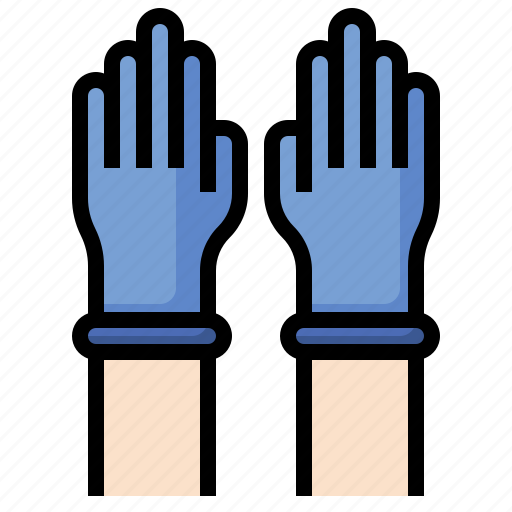 Glove, protection, latex, housekeeping, rubber, gloves icon - Download on Iconfinder