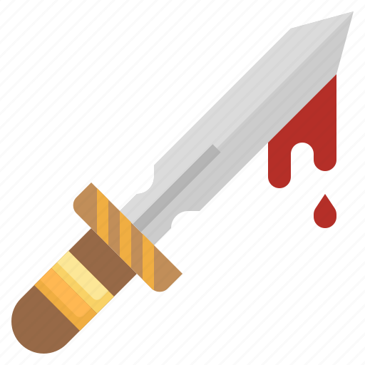 Dagger, miscellaneous, weapon, blade, stab, blood icon - Download on Iconfinder