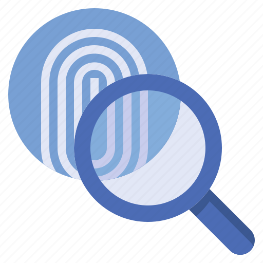Eye, magnifying, private, fingerprint, detective, glass, investigation icon - Download on Iconfinder