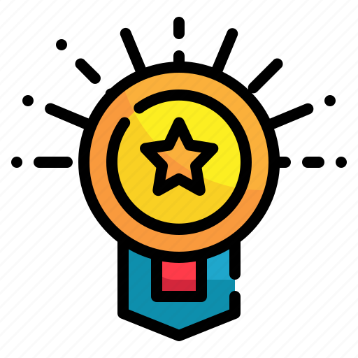 Circle, badge, star, prize, award, trophy, medal icon icon - Download on Iconfinder