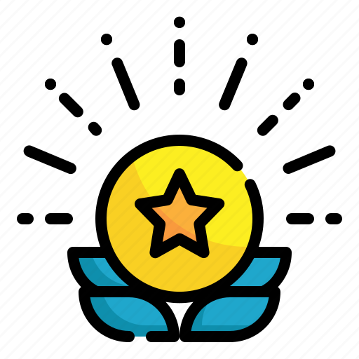 Circle, prize, reward, award, winner, medal icon icon - Download on Iconfinder