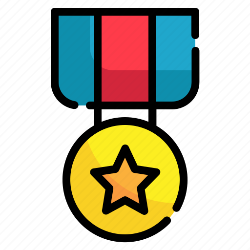 Prize, achievement, reward, circle, star, award, medal icon icon - Download on Iconfinder