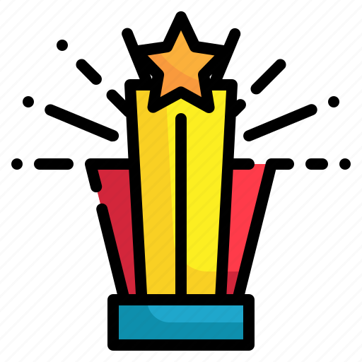 Winner, reward, prize, star, trophy, medal, award icon icon - Download on Iconfinder