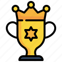 crown, trophy, badge, reward icon, medal, prize