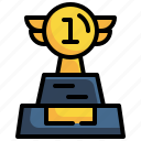 trophy, winner, challenge, prize, reward icon, medal, win