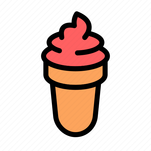 Ice, cream, cone, cold, probiotic icon - Download on Iconfinder