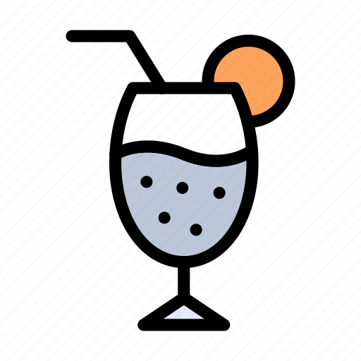 Soda, drink, juice, straw, glass icon - Download on Iconfinder