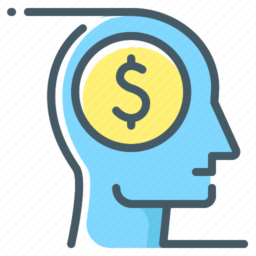 Head, face, profile, money, dollar icon - Download on Iconfinder