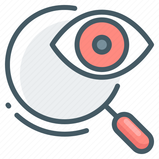 Vision, magnifier, glass, loup, eye, review icon - Download on Iconfinder