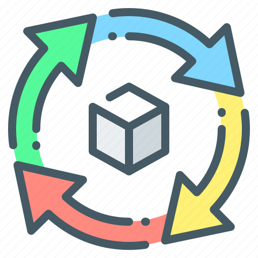 Cycle, pdca, processing, non-waste production, recycling icon - Download on Iconfinder