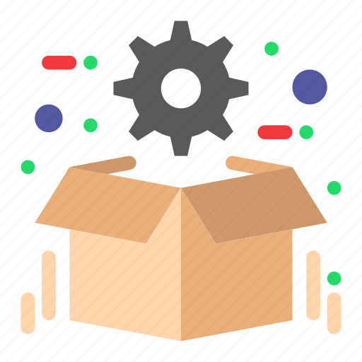 Box, gear, optimization, package, seo icon - Download on Iconfinder