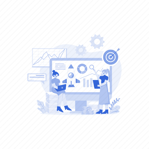 Teamwork, workplace, development, product, launching, checking, programming icon - Download on Iconfinder