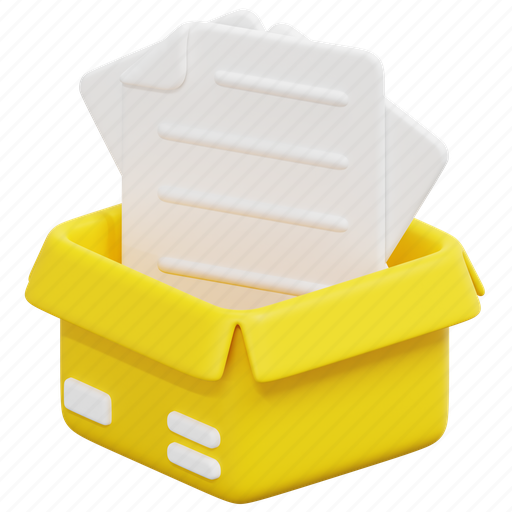 Backlog, product, management, box, file, package, task 3D illustration - Download on Iconfinder