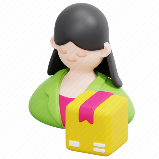 Product, manager, management, box, package, avatar, 3d 3D illustration - Download on Iconfinder