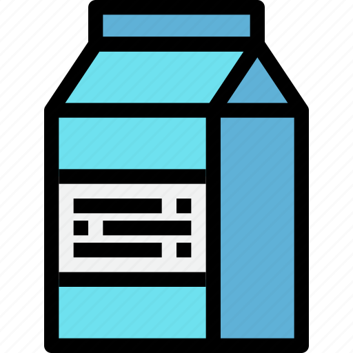 Box, milk, packaging, product icon - Download on Iconfinder