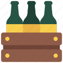 beer, bottle, crate, assembly, industry, alcohol