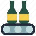 bottle, assembly, line, industry, bottles, beer