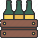 beer, bottle, crate, assembly, industry, alcohol