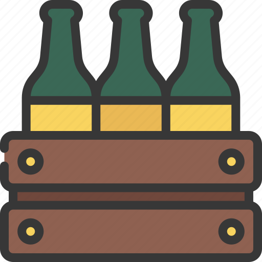 Beer, bottle, crate, assembly, industry, alcohol icon - Download on Iconfinder