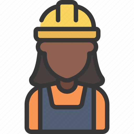 Female, worker, assembly, industry, work, job icon - Download on Iconfinder