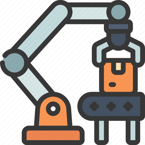 Robot, arm, assembly, industry, robotics, automation icon - Download on Iconfinder