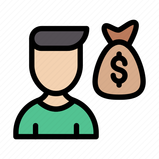 Banker, man, dollar, money, avatar icon - Download on Iconfinder