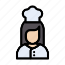 chef, cook, female, girl, avatar
