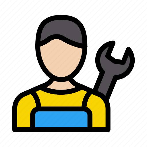 Mechanical, avatar, engineer, worker, man icon - Download on Iconfinder