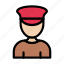 officer, man, police, guard, avatar 