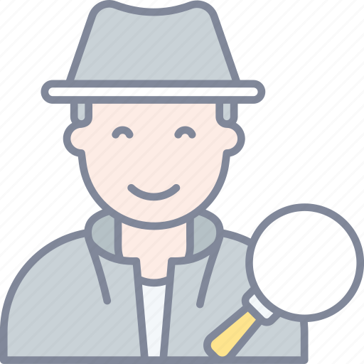 Detective, spy, investigator, avatar icon - Download on Iconfinder