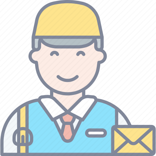 Postman, mailman, carrier, job icon - Download on Iconfinder