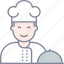 cook, chef, restaurant, avatar 