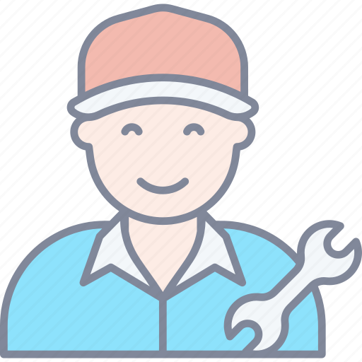 Mechanic, wrench, profession, repairman icon - Download on Iconfinder